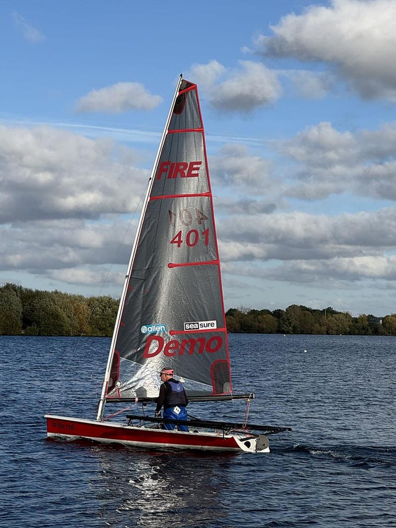 Fire sail demo scheme - photo © Blaze Class Association