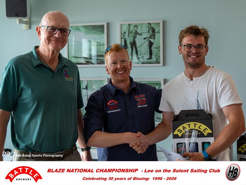 Tom Twist, Youth Champion - Battle Brewery and Hartley Boats Blaze Nationals at Lee-on-the-Solent photo copyright Petru Balau Sports Photography / sports.hub47.com taken at Lee-on-the-Solent Sailing Club and featuring the Blaze class