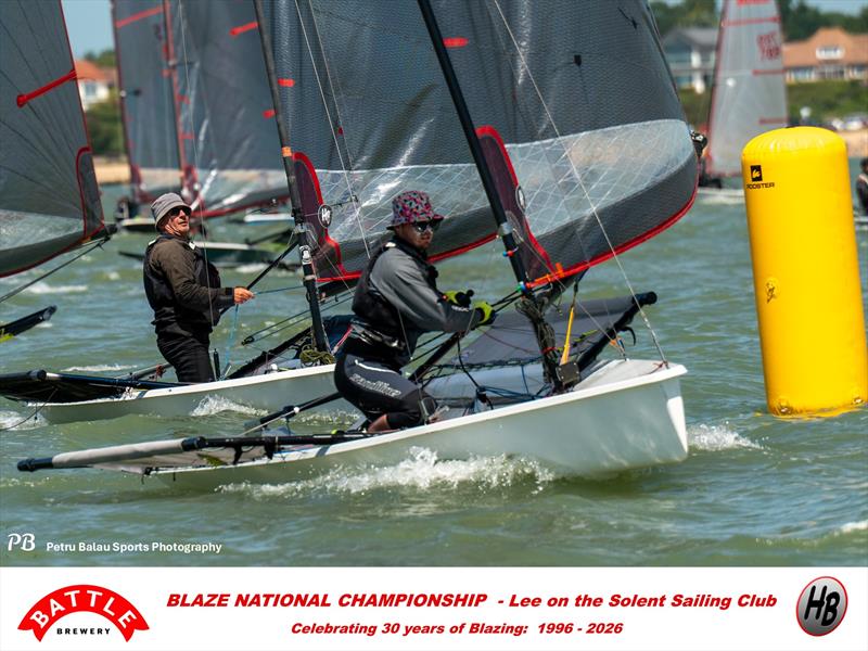 Tom Twist - Battle Brewery and Hartley Boats Blaze Nationals at Lee-on-the-Solent photo copyright Petru Balau Sports Photography / sports.hub47.com taken at Lee-on-the-Solent Sailing Club and featuring the Blaze class