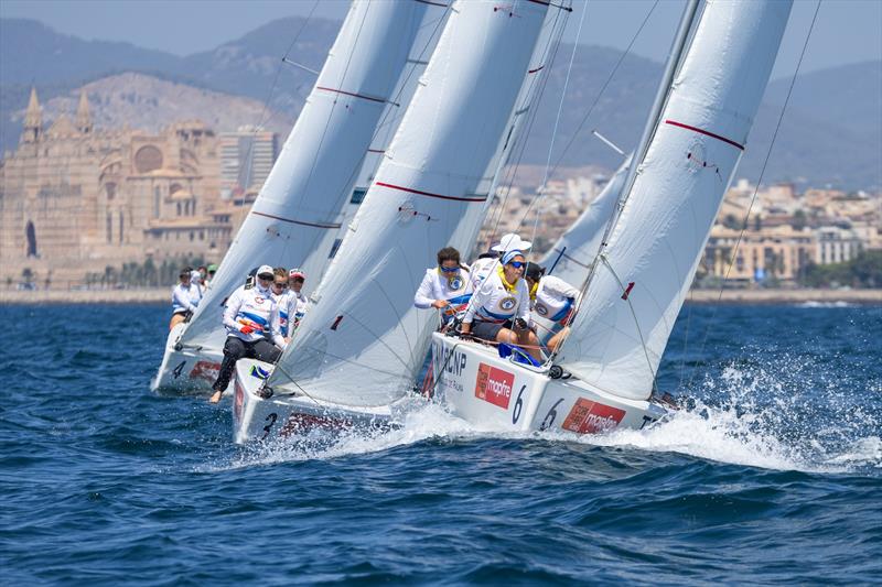 Baleària Women's Cup - Day 2 - 44th Copa del Rey Mapfre photo copyright Laura G. Guerra / Copa del Rey Mapfre taken at Real Club Náutico de Palma and featuring the Blusail 24 class
