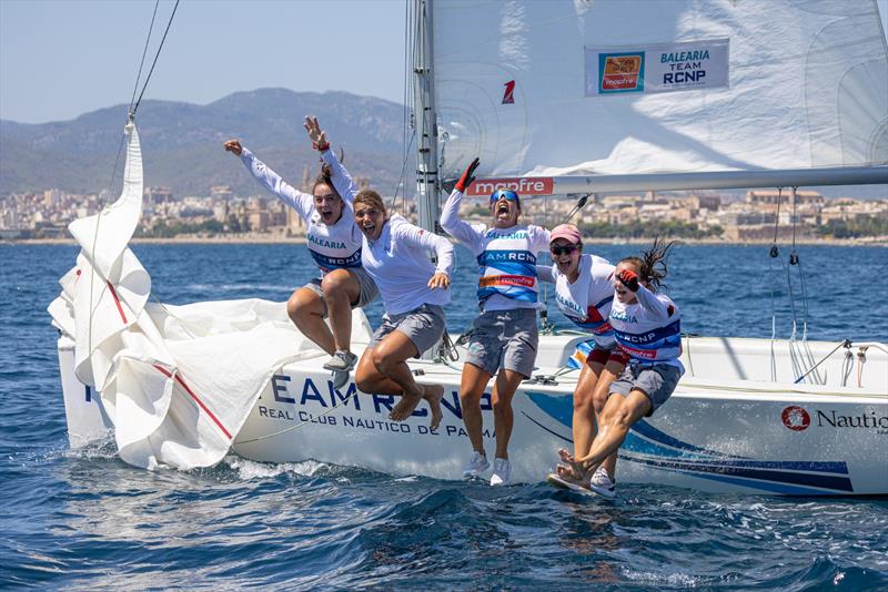 Team Baleària RCNP, Baleària Women's Cup - 44th Copa del Rey Mapfre photo copyright María Muiña / Copa del Rey Mapfre taken at Real Club Náutico de Palma and featuring the Blusail 24 class