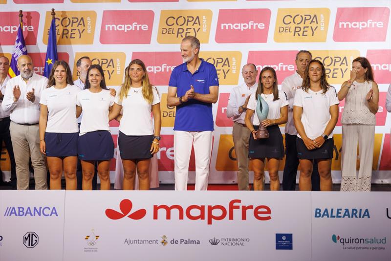 Team Baleària RCNP, winner Baleària Women's Cup - 44th Copa del Rey Mapfre photo copyright María Muiña / Copa del Rey Mapfre taken at Real Club Náutico de Palma and featuring the Blusail 24 class