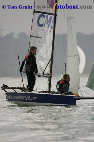 22 boats for the first TASA event at Weston photo copyright Tom Gruitt / www.fotoboat.com taken at Weston Sailing Club and featuring the Boss class