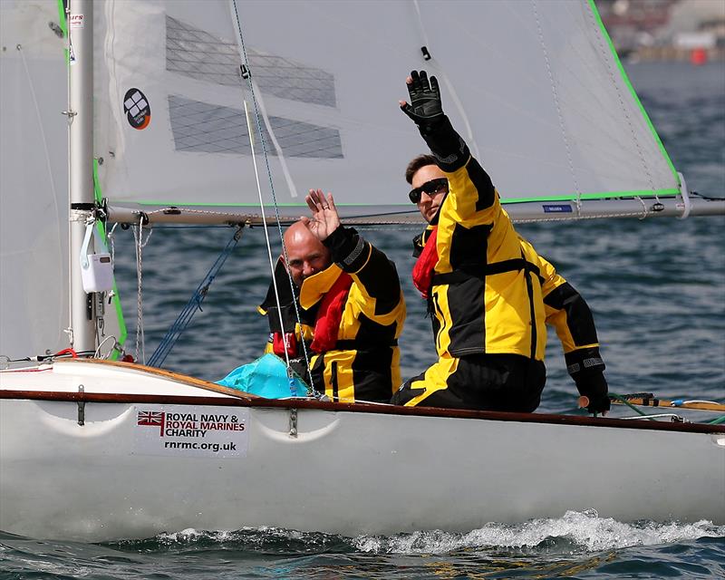 Mark Belamarich and Phil Slade's Bosun Challenge sets off photo copyright Caroline Davies taken at  and featuring the Bosun class