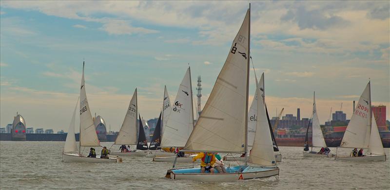 London’s biggest dinghy racing event of the year photo copyright Malcolm Hazelton taken at Greenwich Yacht Club and featuring the Bosun class