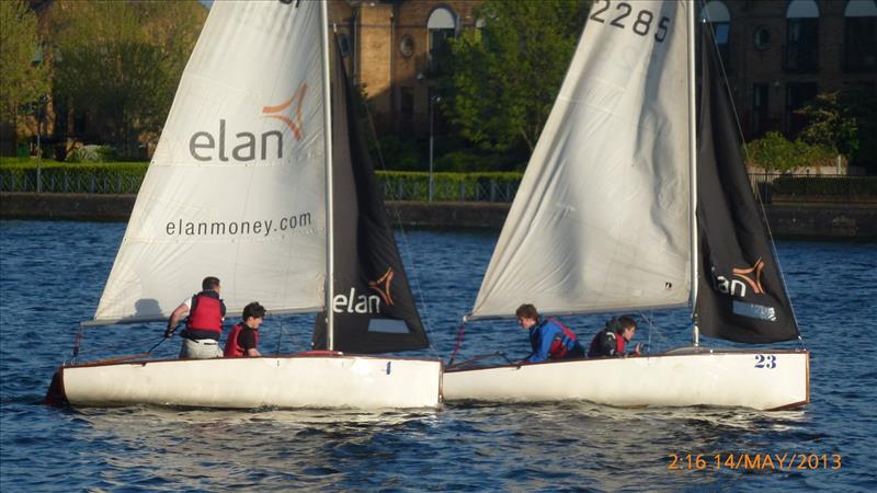 Docklands Brookes Bell Mariteam Series day 1 photo copyright Duncan Tanner taken at Docklands Sailing & Watersports Centre and featuring the Bosun class