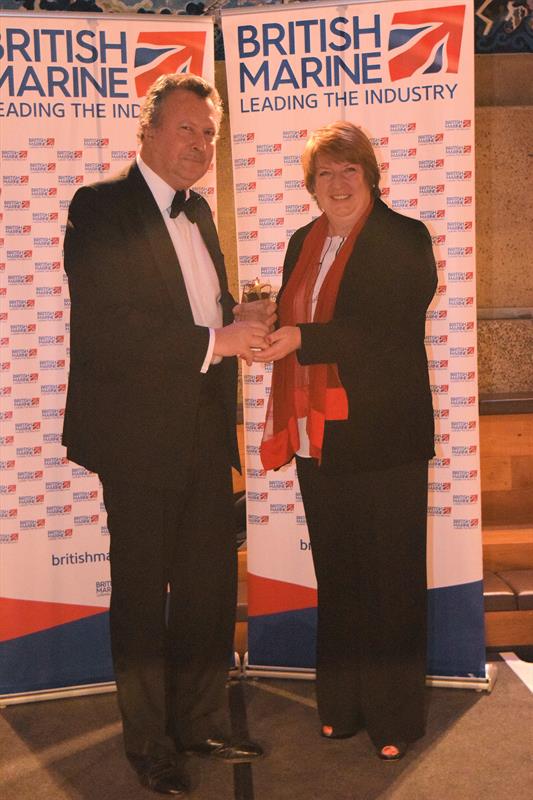 Best Marine Charity (l-r) Richard Hews National Coastwatch Institution and Fiona Pankhurst British Marine photo copyright British Marine taken at  and featuring the  class