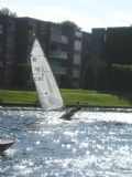 An angry Thames for the Staines British Moth open © Karen Honour