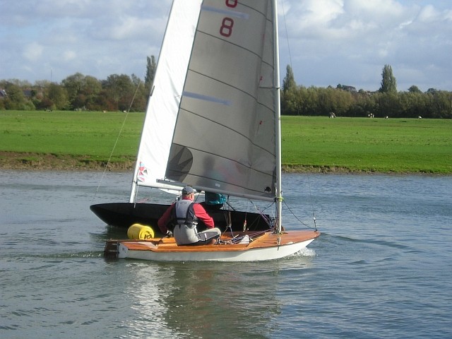 Action from the Medley British Moth open photo copyright Karen Honour taken at Medley Sailing Club and featuring the British Moth class