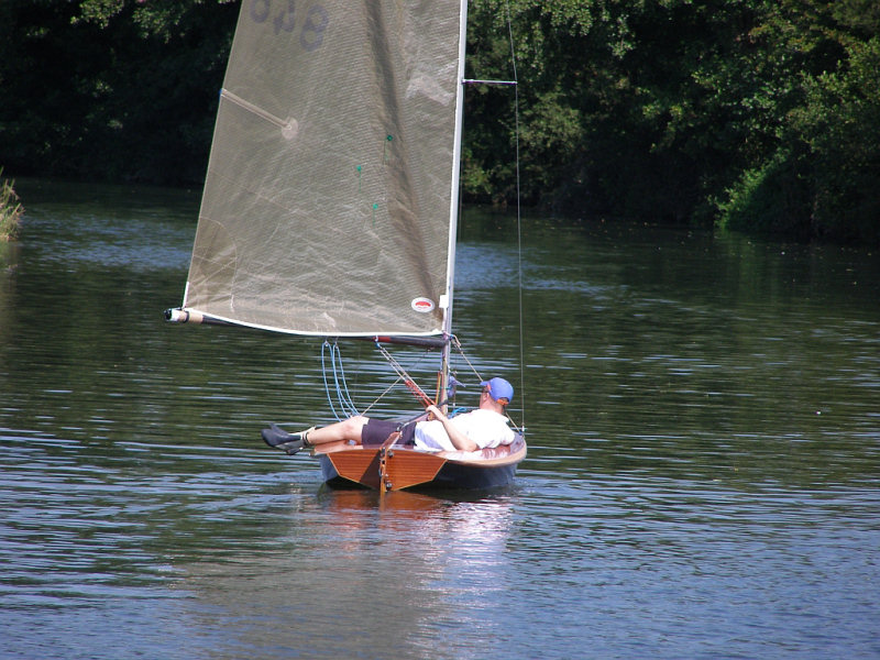 Chippenham SCC run a short notice substitute British Moth open over the August Bank Holiday weekend photo copyright Karen Collyer taken at Chippenham Sailing & Canoe Club and featuring the British Moth class
