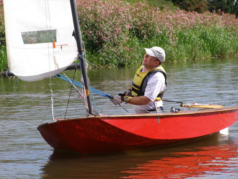 British Moths racing on the River Avon photo copyright Karen Collyer taken at Chippenham Sailing & Canoe Club and featuring the British Moth class