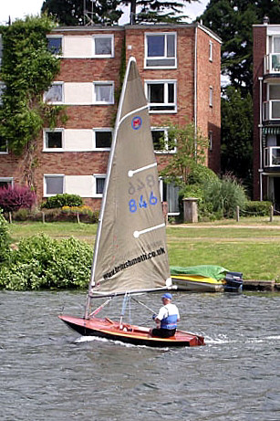 The eighth round of the British Moth Somerville Series takes place at Staines photo copyright Joyce Threadgill taken at Staines Sailing Club and featuring the British Moth class