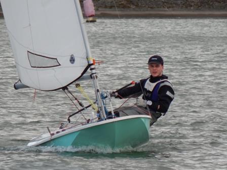Paul Cook during the British Moth open at Mid Warwickshire photo copyright Jayne Wigham taken at Leamington Spa Sailing Club and featuring the British Moth class