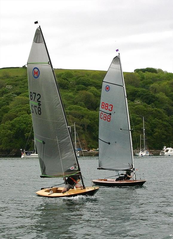 British Moth Sea Championships at Fowey photo copyright Jenny Bentley taken at Fowey Gallants Sailing Club and featuring the British Moth class