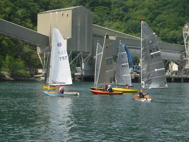 British Moth Sea Championship at Fowey photo copyright Jenny Bentley taken at Fowey Gallants Sailing Club and featuring the British Moth class