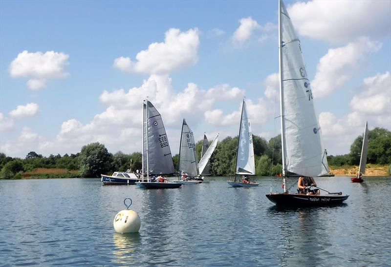 British Moths at Maidenhead photo copyright Jenni Heward-Craig taken at Maidenhead Sailing Club and featuring the British Moth class