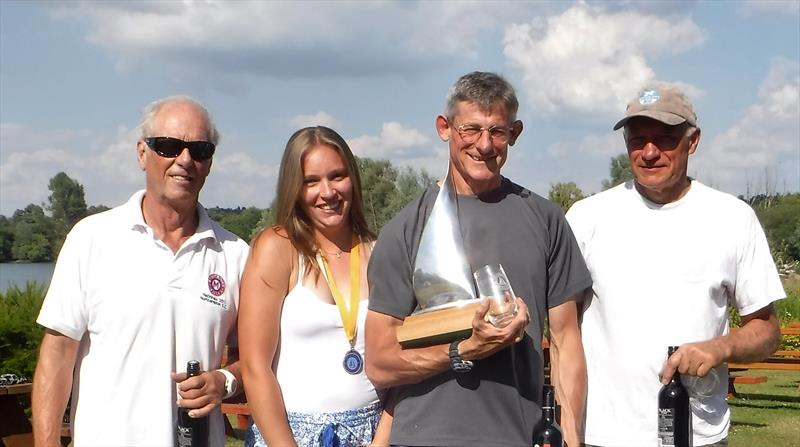 British Moths at Maidenhead (l-r) Tim Davison (2nd), Jenny Bentley (1st Lady), Toby Cooper (1st), Mike Lyons (3rd) - photo © Jenni Heward-Craig