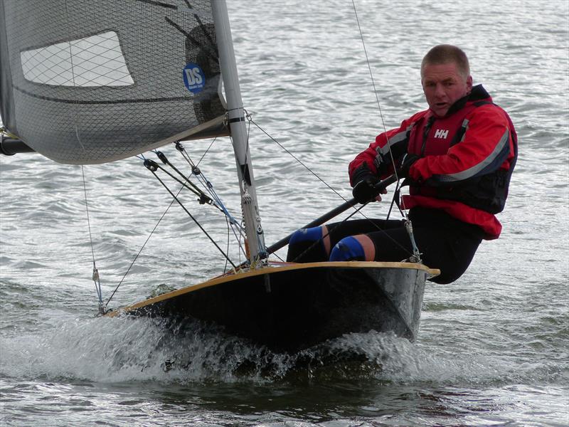 Andy Matthews finishes 2nd in the Mid Warwickshire YC British Moth Open photo copyright Jayne Whigham taken at Leamington Spa Sailing Club and featuring the British Moth class