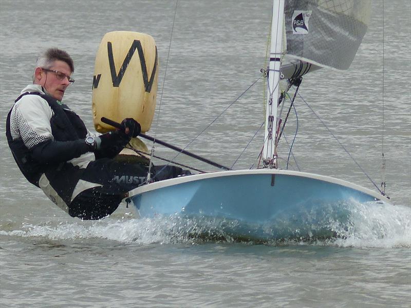 Toby Cooper during the Leamington Spa British Moth Open photo copyright Jayne Whigham / LSSC taken at Leamington Spa Sailing Club and featuring the British Moth class
