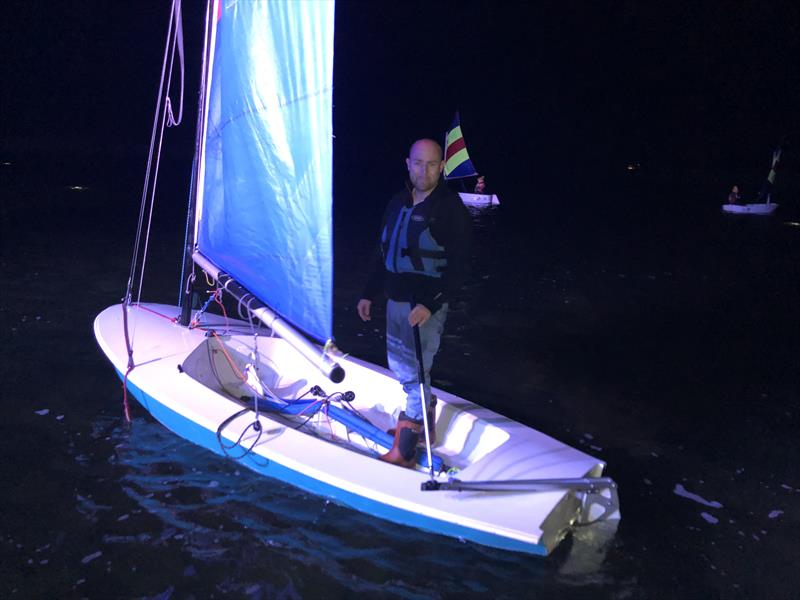 Ben Paton, foiling Moth sailor and past Laser Radial World Champion at the 20th Salterns Sail-a-thon photo copyright Salterns Sailing Club taken at Salterns Sailing Club and featuring the British Moth class