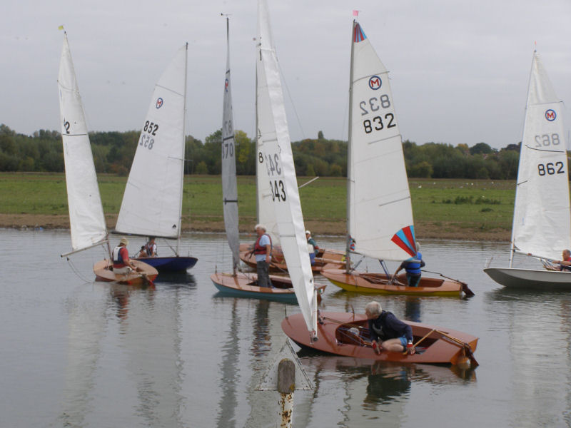 A drifter for the British Moths at Medley photo copyright Karen Collyer taken at Medley Sailing Club and featuring the British Moth class