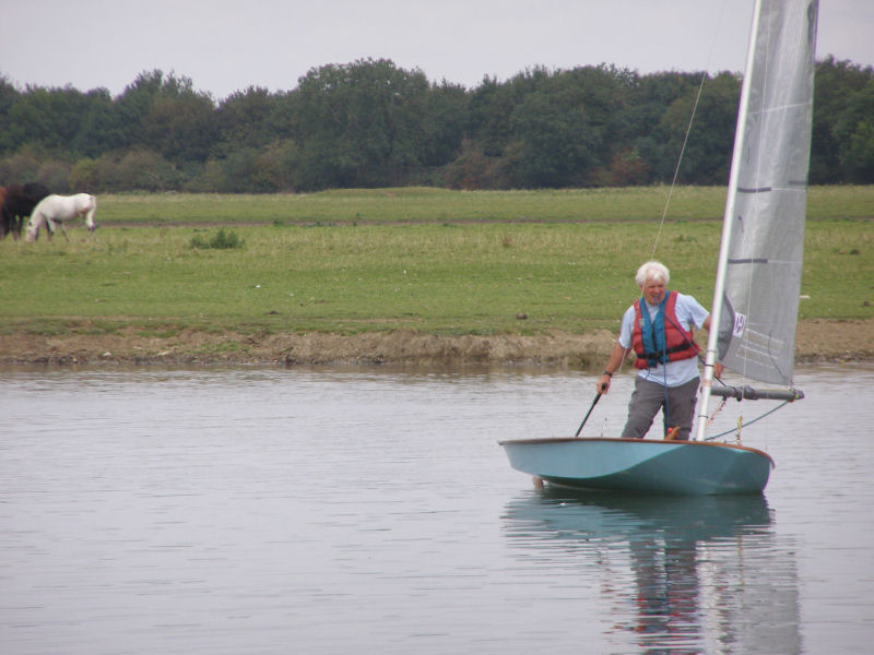 A drifter for the British Moths at Medley photo copyright Karen Collyer taken at Medley Sailing Club and featuring the British Moth class