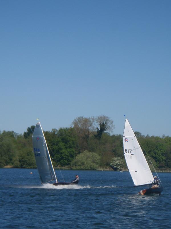 British Moths at St Edmundsbury photo copyright Laura Honey taken at St Edmundsbury Sailing & Canoeing Association and featuring the British Moth class