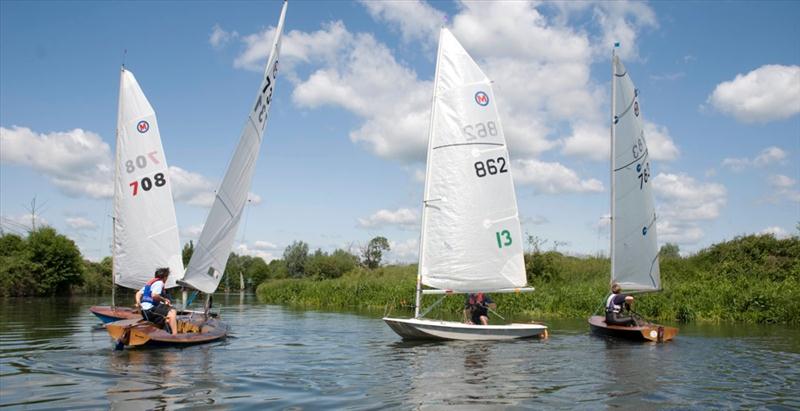 British Moths at Chippenham photo copyright Andrew Perrott taken at Chippenham Sailing & Canoe Club and featuring the British Moth class