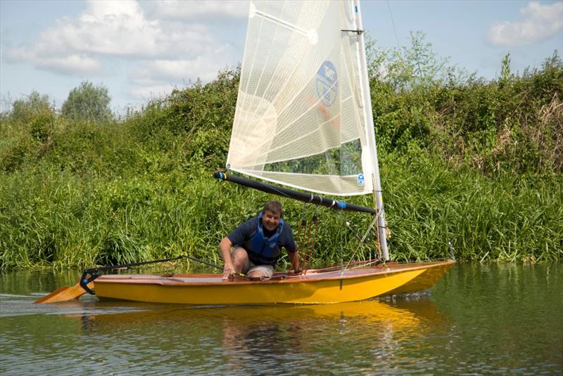 British Moths at Chippenham photo copyright Andrew Perrott taken at Chippenham Sailing & Canoe Club and featuring the British Moth class