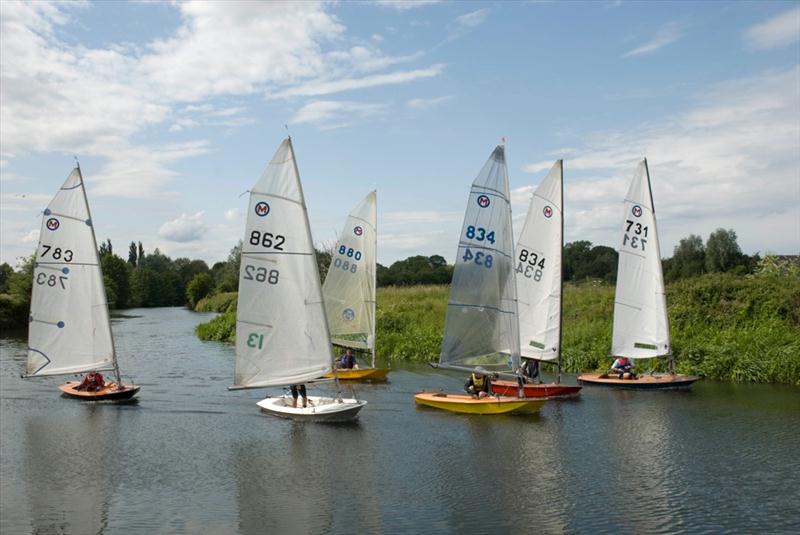 British Moths at Chippenham photo copyright Andrew Perrott taken at Chippenham Sailing & Canoe Club and featuring the British Moth class