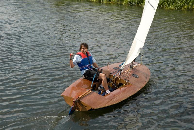 British Moths at Chippenham photo copyright Andrew Perrott taken at Chippenham Sailing & Canoe Club and featuring the British Moth class