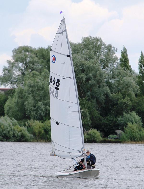 British Moths at Hunts photo copyright Colin Hall taken at Hunts Sailing Club and featuring the British Moth class