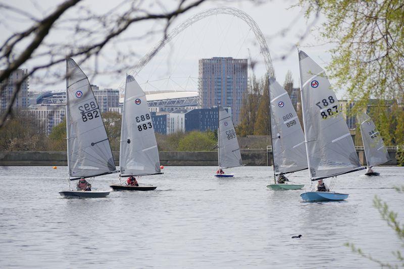 A Happy 90th Birthday, with the British Moths returning to the Welsh Harp for a wonderful day of sailing photo copyright R Keefe taken at Welsh Harp Sailing Club and featuring the British Moth class