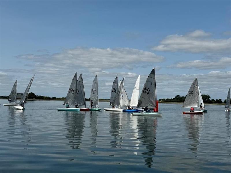 British Moths at Farmoor photo copyright Oxford Sailing Club taken at Oxford Sailing Club and featuring the British Moth class