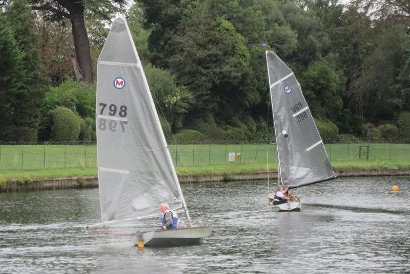 British Moth open meeting at Desborough photo copyright Duncan Laverty taken at Desborough Sailing Club and featuring the British Moth class