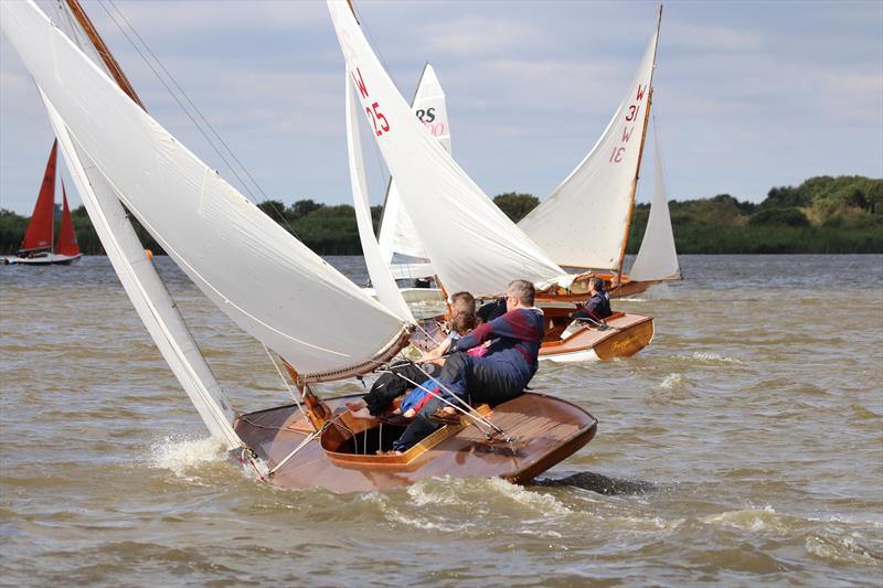 Keelboats at Oulton Week - photo © Karen Langston