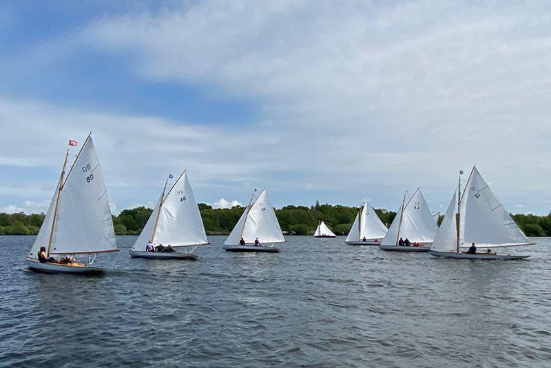 Brown Boat Fleet - Keelboat weekend at Norfolk Broads YC photo copyright Beth Campbell taken at Norfolk Broads Yacht Club and featuring the Broads One Design class