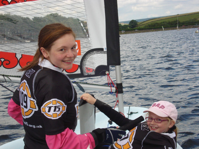 Fun at Hollingworth Lake during the OnBoard Laser Bug Day photo copyright Adam McGovern / RYA taken at  and featuring the Bug class