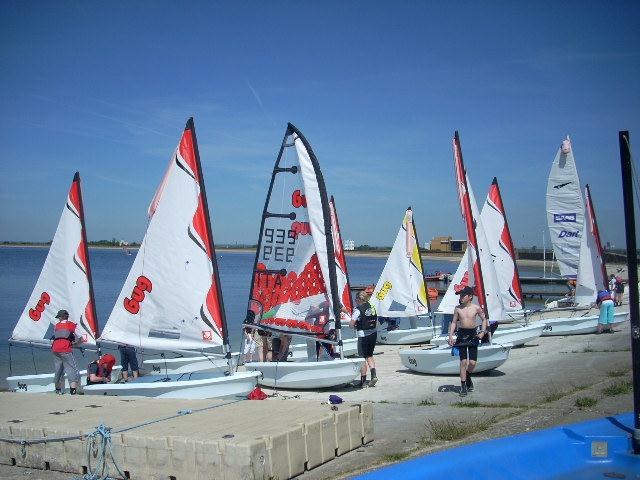 The first event hosted by the UK Bug Class Association is held at Datchet photo copyright Ian Harrison taken at Datchet Water Sailing Club and featuring the Bug class