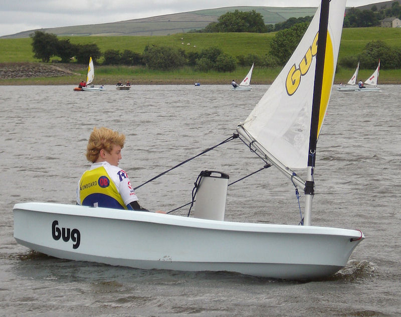 OnBoard Laser Bug Day at Burwain photo copyright Alan Henderson / www.fotoboat.com taken at Burwain Sailing Club and featuring the Bug class