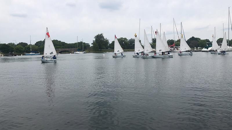 JPYC Foundation -Session 2 - Here comes the fleet photo copyright Jackson Park Yacht Club Foundation taken at  and featuring the Bug class