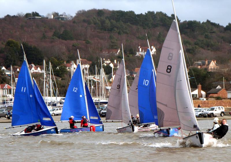 BUSA Ladies' Team Racing Championships 2014 photo copyright Phil Shepherd taken at West Kirby Sailing Club and featuring the BUSA class