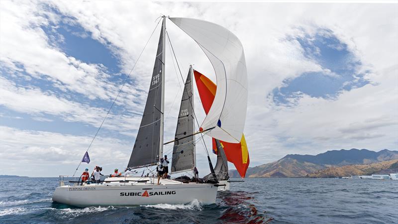 Tight finish. Selma Star vs Hurricane Hunter. BPI Subic Regatta 2025 - photo © Guy Nowell / BPI