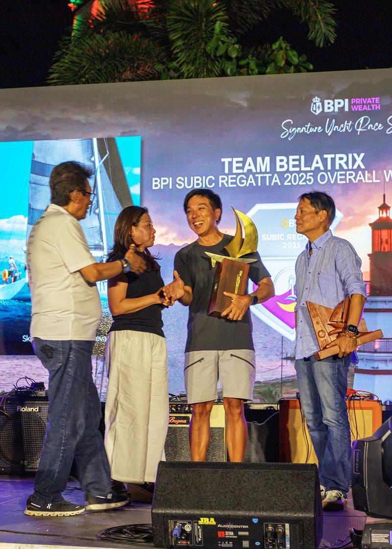 Winner takes all. Jun Villanueva, Belatrix. BPI Subic Regatta 2025 - photo © Guy Nowell / BPI