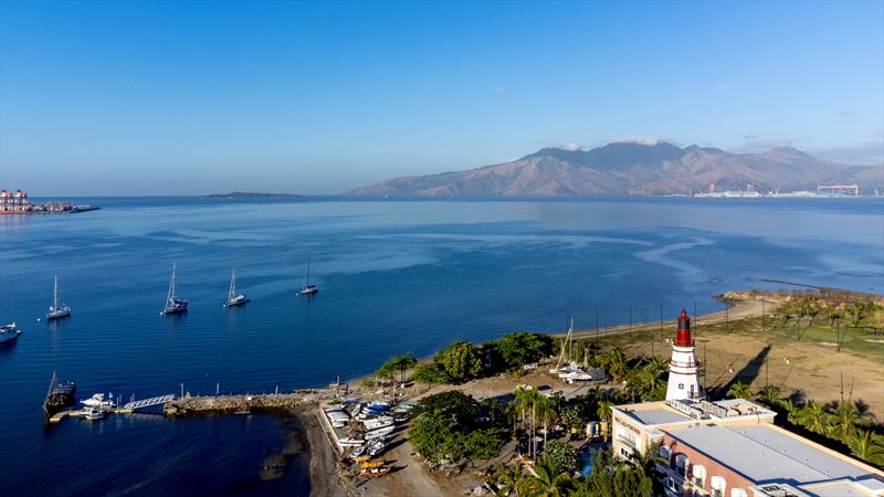 The Lighthouse, Subic Bay, and Grande Island beyond. BPI Subic Regatta 2025 photo copyright Guy Nowell / BPI taken at  and featuring the  class
