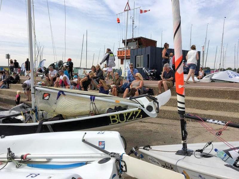 Day 6 at Learning & Skills Solutions Pyefleet Week photo copyright Liz Eddy taken at Brightlingsea Sailing Club and featuring the Buzz class