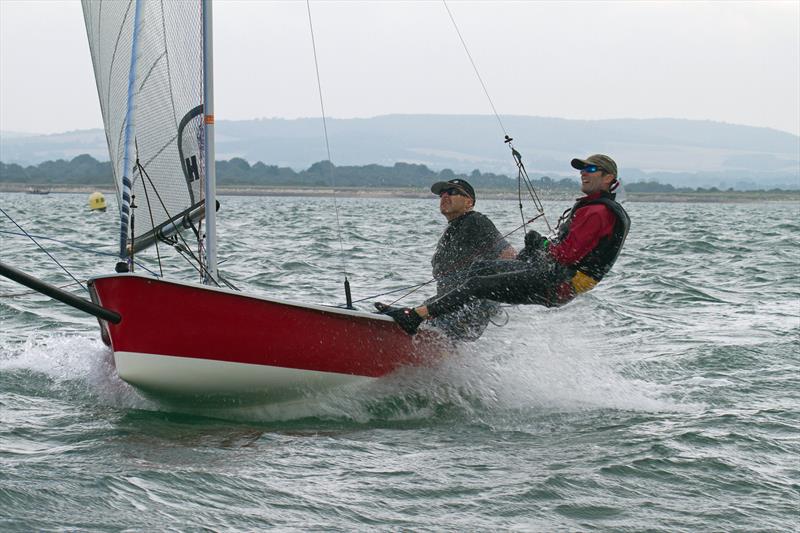 Some great planing reaches at Chichester Harbour Race Week 2017 photo copyright Kevin Richardson taken at Hayling Island Sailing Club and featuring the Buzz class