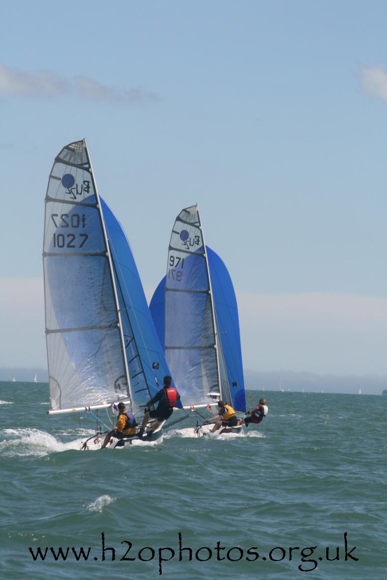 Buzz Nationals at Lee-on-the-Solent photo copyright H2O Photos / www.h2ophotos.org.uk taken at Lee-on-the-Solent Sailing Club and featuring the Buzz class