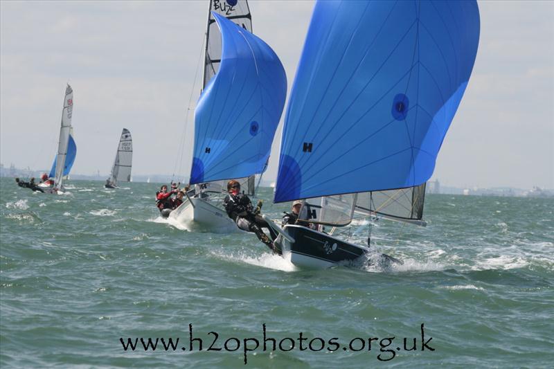 Buzz Nationals at Lee-on-the-Solent photo copyright H2O Photos / www.h2ophotos.org.uk taken at Lee-on-the-Solent Sailing Club and featuring the Buzz class