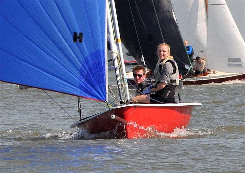 Chay Taylor wins the dinghy handicap on day 8 of Burnham Week photo copyright Alan Hanna taken at Royal Corinthian Yacht Club and featuring the Buzz class